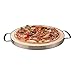 Round 13” Cordierite Pizza Stone with removable stainless steel frame and handles. Suited to oven or grill. Great for pizza, baking breads and cookies. Great when entertaining family and friends.