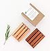 2 Pack Soap Dish, Draining Dish for Our Shampoo Bars & Conditioner Bars, 100% Natural Poplar Wood, No Chemical Varnish, Lacquer or Stain is Used, Handmade in The USA (Regular)