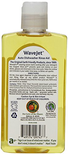 Earth Friendly Products Wave Jet Rinse Aid, 8-Ounce Bottle (Pack of 12)
