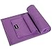 Yoga Towel, Sweat Absorbent Non-Slip Hot Yoga Towel + Hand Towel 2in1 Set, Microfiber, Super Soft, Best Yoga Mat Towel for Bikram Hot Yoga, Pilates, with Carry Bag (Lavender Purple, 68