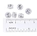 Silicone & Sterling Silver Earring Backs Small 5mm Hybrid Style 3 Pairs