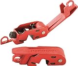 NMC 493B Grip Tight Circuit Breaker Lockout, OSHA Compliant, for Standard Height and Tie-Bar Toggles, Powder Coated Steel, Reinforced Polymer Circuit Breaker Lockout