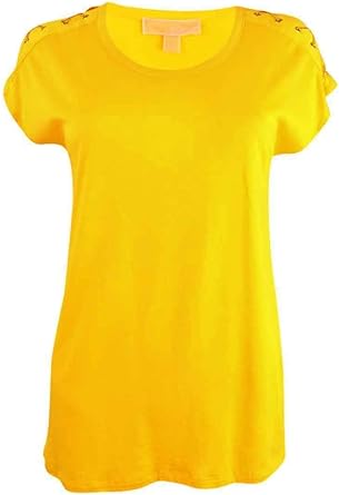 michael kors shirts yellow