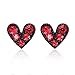 Heart Earrings for Girls,Hypoallergenic Stainless Steel Heart Stud Earrings for Women (Nickel Free),Jewelry Gift for Women