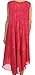 Sakkas 515DNew - Mariko Stonewashed Caftan Dress/Cover up - Raspberry - One Size Regular
