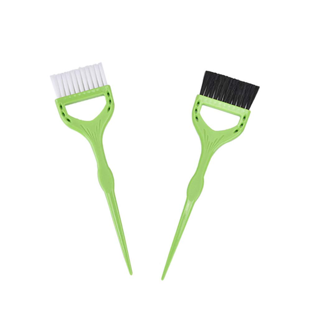FRCOLOR Hair Dye Brush Professional Hair Dye Applicator Handle Salon Hair Bleach Tinting DIY Tool (Random Color) : Beauty