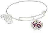 Alex and Ani Romero Britto Art Infusion XO Shiny Silver Finish Bracelet