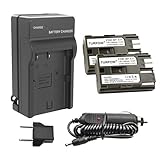 Turpow BP-511 BP-511A Battery Charger Set 2 Pack 2200mAh Replacement Battery Compatible with Canon EOS 50D 40D 30D 20Da 20D 10D 5D 300D Digital Rebel D30 D60 PowerShot G6 G5 G3 G2 G1 Pro 1 Pro 90