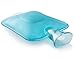 Hot Water Bottle - Made of Classic Rubber with Large Size, Best for Quick Pain Relief & Comfort with Elegant Knitted Water Bottle Cover - Blue by Diamond Driven