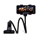 PYS 360 Degree Universal Flexible Long Arm Cell Phone Clip Holder Stand Lazy Bracket Mobile Stand for Bedroom Office Bathroom Kitchen Clip on Table Desk Bed for Iphone Samsung HTC Ect
