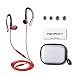 Maxrock(TM) Noise Isolating Sport Headphones with Adjustable Earhook with Mic and Volume Remote Control for Cell Phones