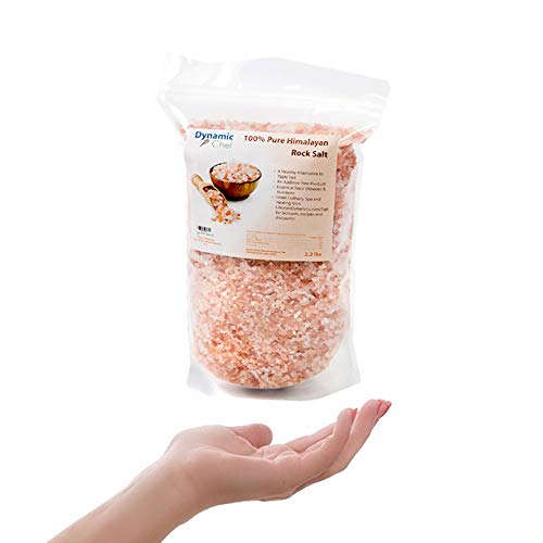 Pure Himalayan Salt, Coarse, by Dynamic Chef, Pink Rock Salt, Essential