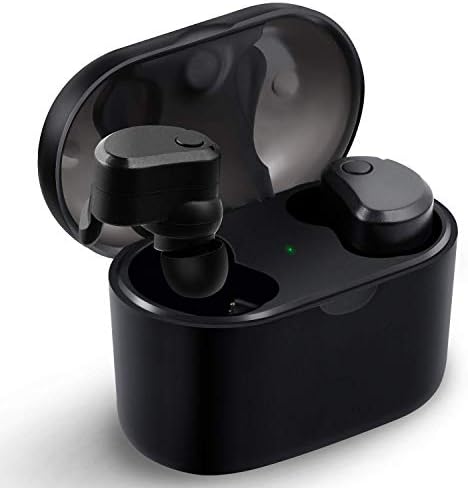 Wireless Earbuds, Bluetooth Earbuds with Microphone, True Wireless Headphones, 3D Stereo Sound Headsets, Sweatproof in-Ear Sport Earphones with Portable Charging Case