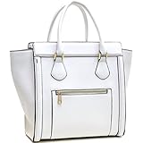 Dasein Women's Handbags Satchel Bags Vegan Leather Handbags Tote Micro Luggage