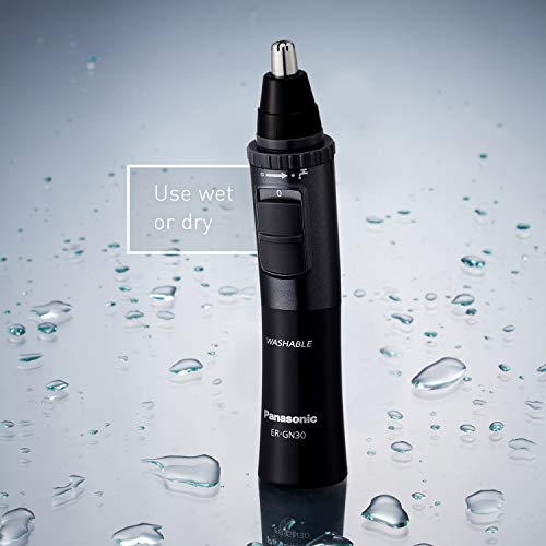 Panasonic Men’s Ear and Nose Hair Trimmer, Wet Dry Hypoallergenic Dual