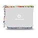 Clear Travel Bag with Heavy Duty Transparent Plastic Pouch, Zipper & Carry Strap - Water Resistant Great for Day Trips, Beach, Pool or Sporting Events. Stands Up for Easy Loading – Hearts Trim CTBMSH