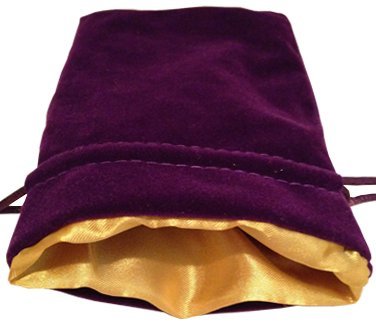 Luxury Velvet Dice Bags with Satin Lining: 4