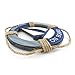 Wooden Nautical Life Ring Wall and Door Hanging Ornament Plaque,Welcome On Board,11.6