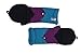 Nixon Bloomsberry Cable Knit Flip Mitten Gloves , One Size, Purple/Black/Blue