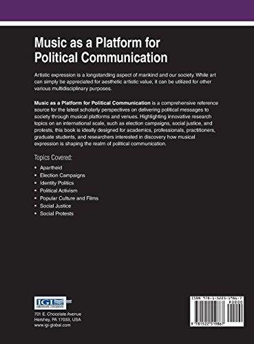 image for Music as a Platform for Political Communication (Advances in Media, En
