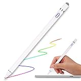 SOCLL Active Stylus Digital Pen for Touch Screens,Compatible for iPad iPhone Samsung Phone &Tablets, for Drawing and Handwriting on Touch Screen Smartphones & Tablets (iOS/Android) (White)