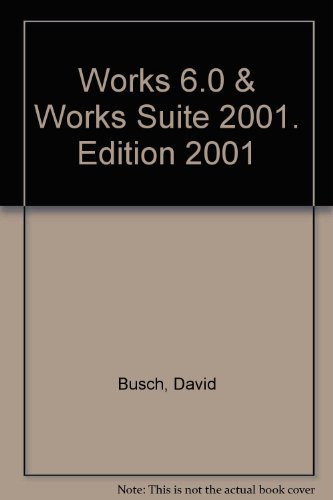 Works 6.0, édition 2001 & Works Suite 2001