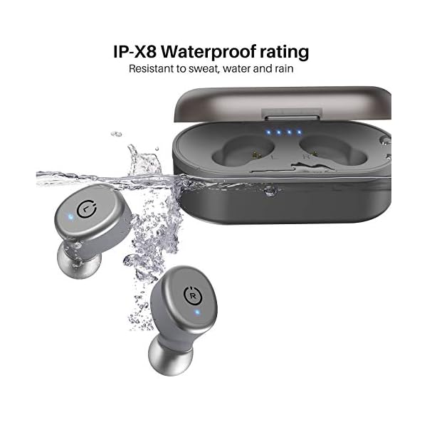 TOZO-T10-TWS-Bluetooth-50-Earbuds-True-Wireless-Stereo-Earphones-Headphones-IPX8-Waterproof-in-Ear-Wireless-Charging-Case-Built-in-Mic-Headset-Premium-Sound-with-Deep-Bass-for-Running-Sport-Gray TOZO T10 Bluetooth 5.3 Earbuds True Wireless Stereo Earphones Headphones IPX8 Waterproof in Ear Wireless Charging Case…