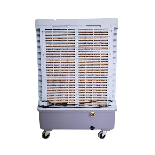 TRK Enfriador Evaporativo Industrial Portátil 60 Litros - Climatizador para Taller y Almacén - 450W