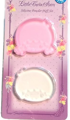 2Pcs/Set Little Twin Stars Premium Silicone Powder Puff Makeup Gel Sponge Save Expensive Foundation Powder
