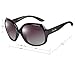 LianSan Oversized Women's Uv400 Protection Polarized Sunglasses Simple Sunglasses Lsp3113 (polarized black 3113)