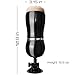 ZEMALIA Luna II Male Masturbators Vagina Pocket Man Masturbation Cup Sex Toys for male Realistic Textured Discreetly Packed(Black)