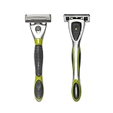 Men's Razor NEWSTART Safety Razor with Six Razor Blades Germany Imported Blade Good Manual Shaving Razor for Men.Best Mens Gift!!