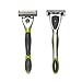 Men's Razor NEWSTART Safety Razor with Six Razor Blades Germany Imported Blade Good Manual Shaving Razor for Men.Best Mens Gift!!