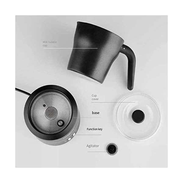 ALY Automatischer Milchschäumer aus Edelstahl, Elektrischer Milchaufschäumer Milk Frother für heiße und kalte Milch… – Bild 6