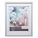 Gallery Solutions 14x18 Light Grey Wood Wall Frame with Double White Mat For 11x14 Image
