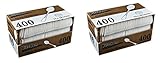 Blue Sky 400-Piece Disposable Plastic Tea Spoon Set, White (2, DESIGN 1)