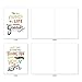 The Best Card Company - Variety Pack of 10 Assorted Blank All Occasions Notecards Box Set 4 x 5.12 Inch w/Envelopes Thank You, Men, Women (10 Designs, 1 Each) - Words of Appreciation M10019BK