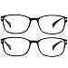 TruVision Readers 9505 2 Pk Black +1.00