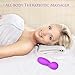 Mini Wand Massager, BOMBEX Therapeutic Handheld Massage Wand, 10X Speeds Cordless Portable Deep Tissue Massager for Back Neck Shoulder, Sports Recovery