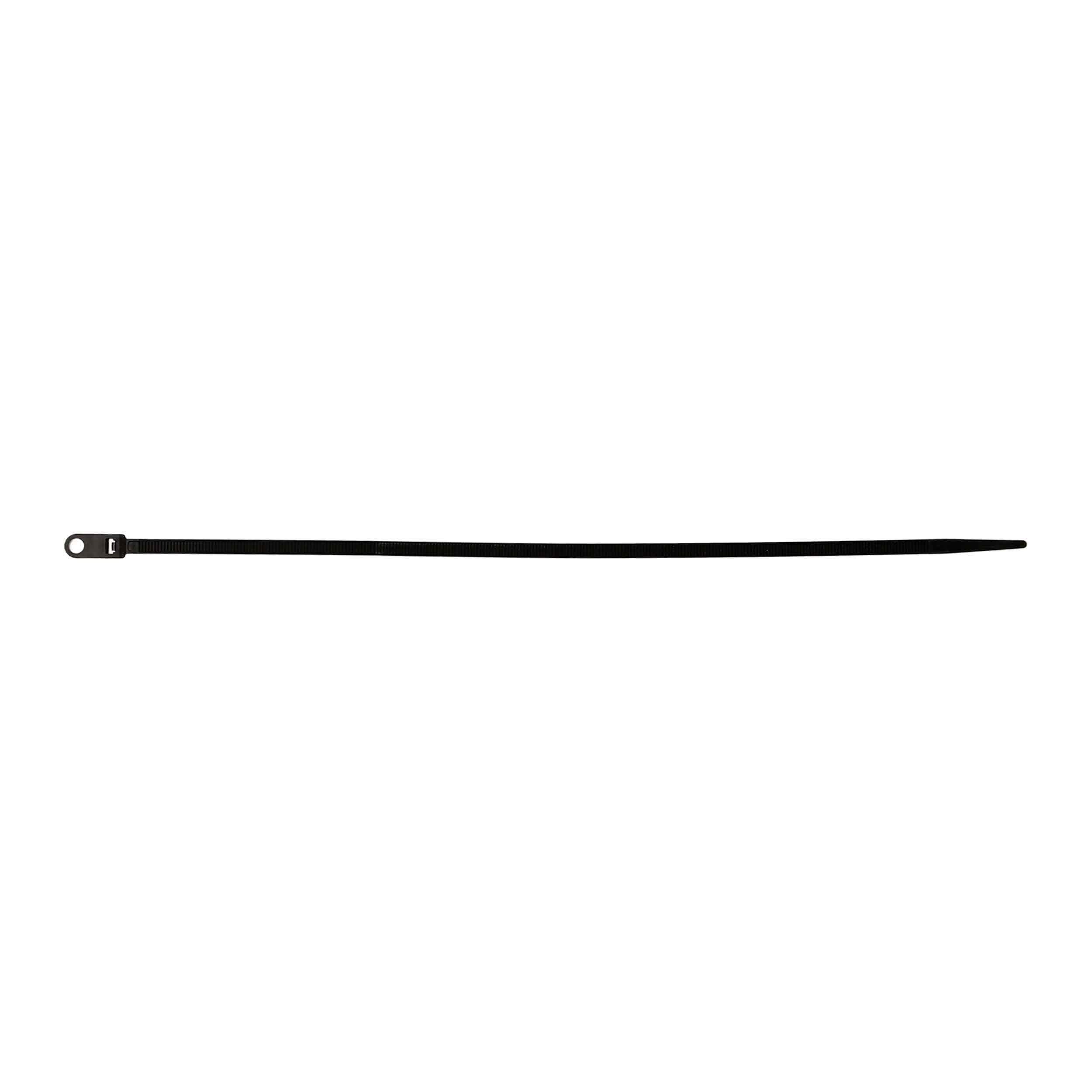 Install Bay BMCT11 Black Mount Cable Tie 11-Inch, 50-Pound (100-Pack)