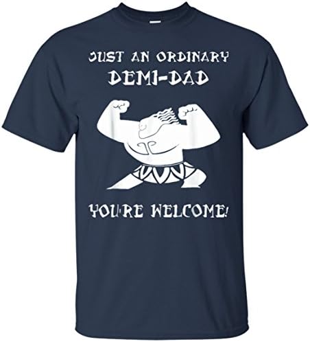 Mummy Tee Just an Ordinary Demi-Dad Shirt, Funny Fathers Day Gift1 (Navy;XL)