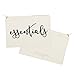 The Cotton & Canvas Co. Essentials Cosmetic Bag and Travel Make Up Pouch