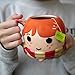Harry Potter Hermione Granger Coffee Mug, 24 oz - Cute Chibi Design with Gryffindor Scarf Handle - Officially Licensed - Book & Movie Gift for Kids, Teens, Adults