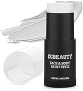 CCBeauty White Face Body Paint Stick Oil(0.75 Oz), Cream Blendable Foundation Makeup,Non-Toxic Hy...