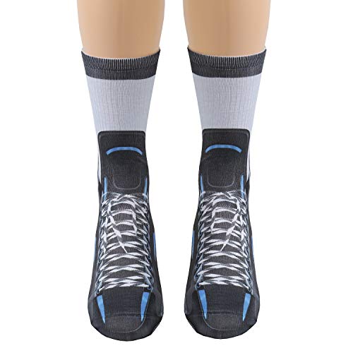 What On Earth Unisex Sublimated Hockey Skate Socks