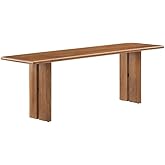 Modway EEI-6344-WAL Amistad 58" Wood Bench, Walnut