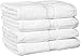 Utopia Towels 30-Inch-by-56-Inch Cotton Bath Towels, 4-Pack, White