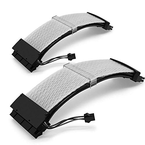 24Pin ATX Motherboard RGB Extension Cable and 4 ARGB Fans Cooling Kit