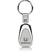 AU-TOMOTIVE GOLD, Inc. Officially Licensed Silver Teardrop Key Fob for Honda