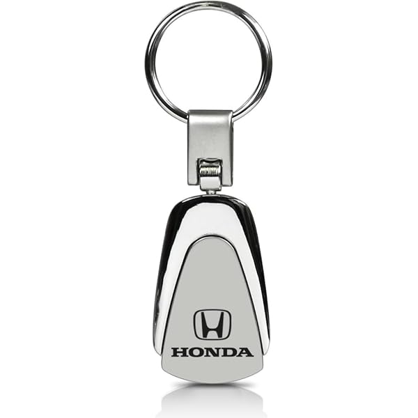 Portachiavi Honda Element A Forma Di Volante - Cromato, In Metallo, Ufficiale Honda
